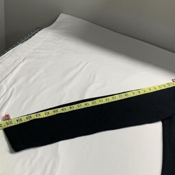 Belle Vere Notte Long Sleeve Bejeweled Crew Neck Wool Blend Dress Black Medium - Picture 11 of 12